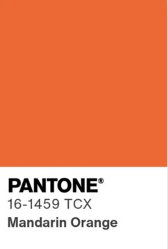 Фруктово-оранжевый (Mandarin Orange) 16-1459 TCX