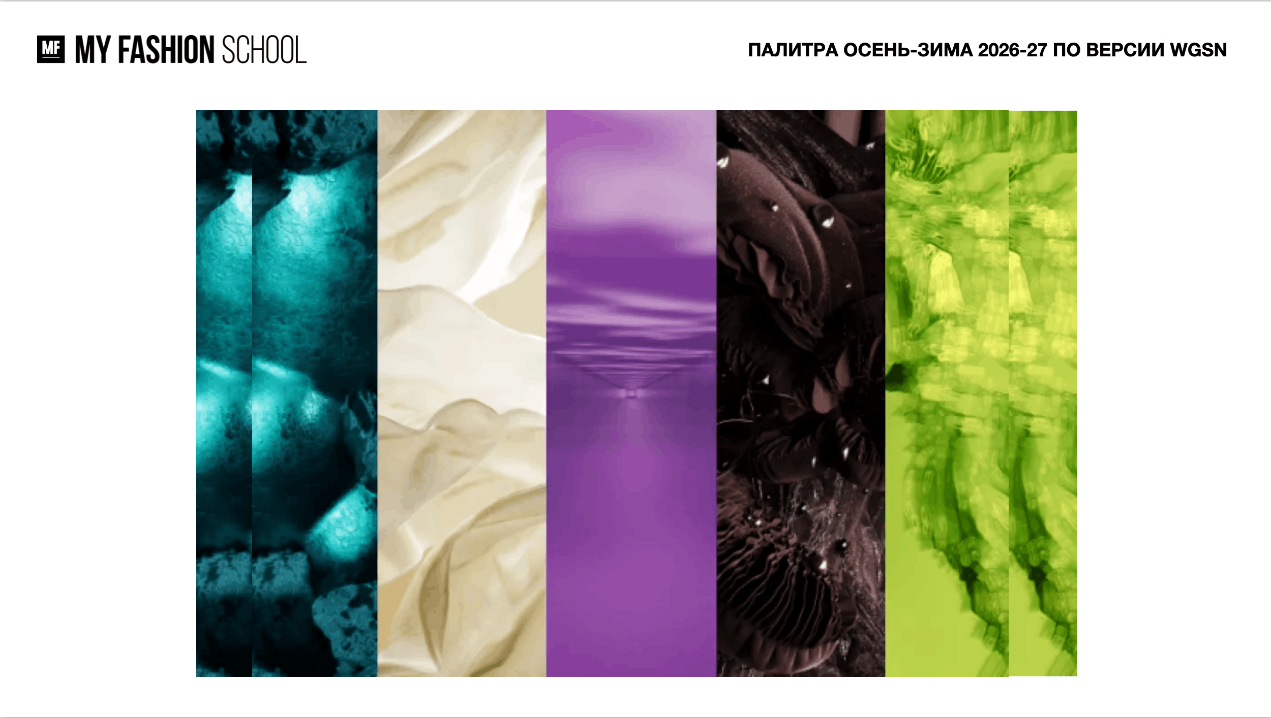 ЦВЕТОВАЯ ПАЛИТРА ОСЕНЬ-ЗИМА 2026/27 ПО ВЕРСИИ WGSN